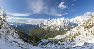 Panorama of Alpe Fora with Monte Disgrazia in the background, Malenco Valley, Province of Sondrio Panorama of Alpe Fora with Monte Disgrazia in the background, Malenco Valley, Province of Sondrio