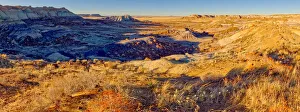 Panorama of the First Forest in Petrified Forest National Park, Arizona Panorama of the First Forest in Petrified Forest National Park, Arizona