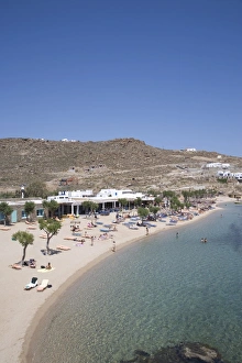 Mykonos Beach Prints: Paradise Beach