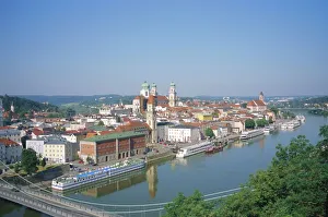 Passau River Danube Print