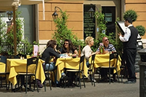 Rome Cityscape Photos Prints: Pavement cafe