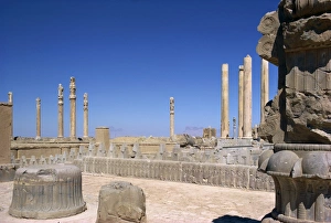Print of Persepolis, UNESCO World Heritage Site
