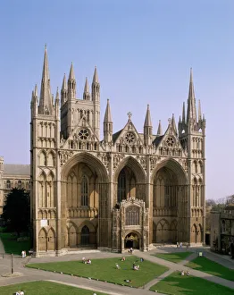 Peterborough Cathedral, Peterborough, Cambridgeshire, England, United Kingdom, Europe Peterborough Cathedral, Peterborough, Cambridgeshire, England, United Kingdom, Europe
