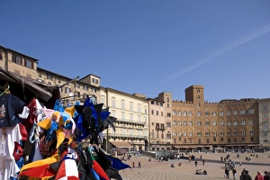 Tuscany Landmarks Europe Prints: Piazza del Campo