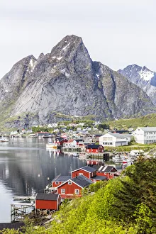 Picturesque view of the town of Reine, in the Lofoten Islands, Arctic, Norway, Scandinavia Picturesque view of the town of Reine, in the Lofoten Islands, Arctic, Norway, Scandinavia