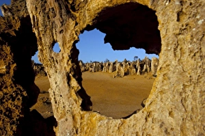 Nambung National Park Prints: Pinnacles desert limestone pillars, Nambung National Park, Western Australia