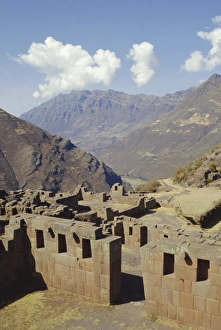 Ancient Inca Civilization Prints: Pisac, Hitching Post of the Sun