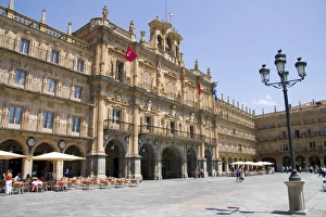 Prints of Plaza Mayor, Salamanca, Castilla y Leon, Spain, Europe Images Dated 2007 September: Plaza Mayor Print, Salamanca, Spain