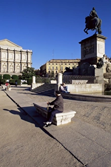 European Union Capital Cities Prints: Plaza de Oriente