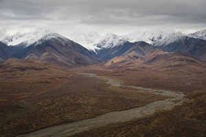 Polychrome Mountain range in Denali National Park, Alaska, United States of America Polychrome Mountain range in Denali National Park, Alaska, United States of America