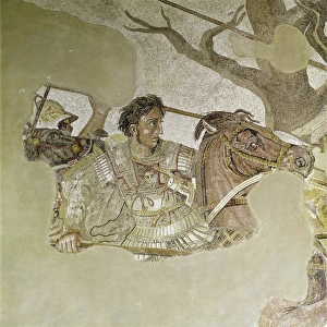 Pompeii mosaic of Alexander the Great dating from 1st century BC Pompeii mosaic of Alexander the Great dating from 1st century BC