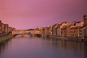 River Arno Italy Prints: Ponte Vecchio over the River Arno