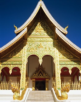 Laos Travel Destinations Prints: Prabang Hall
