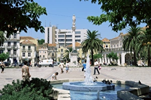 European Union Travel Destination Prints: Praca Bocage