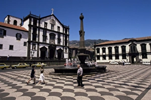 Contemporary Portuguese Architecture Prints: Praca do Municipio