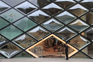 Tokyo Cityscape Photography Prints: Prada building, designed by architects Herzog de Meuron