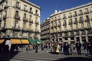 Mediterranean Travel Destination Prints: Puerta del Sol