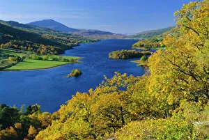 Prints of Queens View, Pitlochry, Tayside, Scotland, UK, Europe Perth And Kinross Prints: Queens View Print, a scenic landscape of Pitlochry