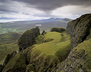 The Quiraing escarpment (The Table) ( The Prison) The Quiraing escarpment (The Table) ( The Prison)