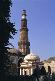 13th Century Architecture Prints: Qutb Minar