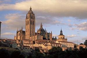Christian Architecture Photography Prints: Last rays of light on the cathedral