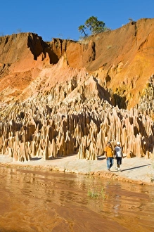 Red Tsingys, strange looking sandstone formations, near Diego Suarez (Antsiranana) Red Tsingys, strange looking sandstone formations, near Diego Suarez (Antsiranana)