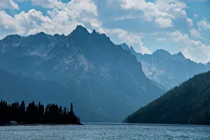 Redfish Lake in a valley north of Sun Valley, Sawtooth National Forest, Idaho, United States of America, North America Redfish Lake in a valley north of Sun Valley, Sawtooth National Forest, Idaho, United States of America, North America