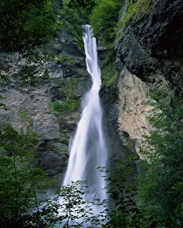 The Reichenbach Falls, where Sherlock Holmes met his death, Meiringen, Bern The Reichenbach Falls, where Sherlock Holmes met his death, Meiringen, Bern
