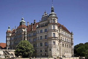 Renaissance Castle Print, Gustrow, Germany