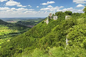 Reussenstein, Castle, Neidlinger Tal Valley, Swabian Alps, Baden-Wurttemberg, Germany Reussenstein, Castle, Neidlinger Tal Valley, Swabian Alps, Baden-Wurttemberg, Germany