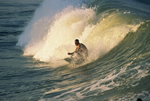 Indian Ocean Waves Prints: Riding the tubes