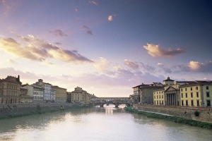 River Arno Italy Prints: River Arno and the Ponte Vecchio