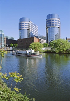 Berlin Urban Landscape Photography Prints: River Spree at Helgolander Ufer