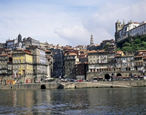 Portugal Travel Destination Prints: Riverfront