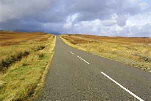 Empty Roads In Scotland Prints: Empty road