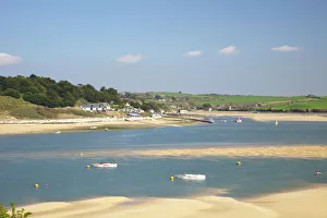 Rock village looking from Padstow, Camel Estuary, North Cornwall, England Rock village looking from Padstow, Camel Estuary, North Cornwall, England