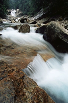 Motion Blur Photography Tips Prints: Rocks in fast flowing stream