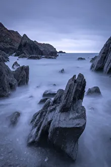 Rocky Cove Print - North Devon Coast Landscape