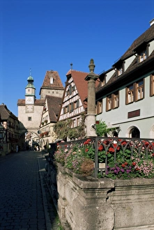 Rothenburg Ob Der Tauber Germany Prints: Rodergasse