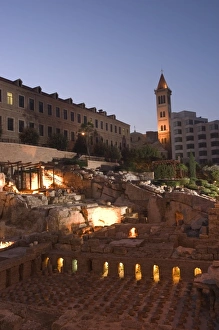 Middle East Ruins Prints: Roman Baths