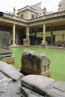 Prints of The Roman Baths, Bath, Avon, England, UK Avon Prints: Roman Baths Print, Bath, England
