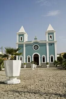 Sao Filipe Collection: Roman Catholic church, Sao Filipe, Fogo (Fire), Cape Verde Islands, Africa