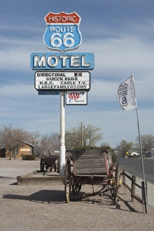 The Route 66 Motel, Seligman, Arizona, United States of America, North America The Route 66 Motel, Seligman, Arizona, United States of America, North America