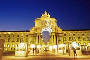 Portugal Travel Destination Prints: Rua Augusta Arch