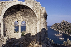 Middle East Religious Sites Prints: Ruined priory
