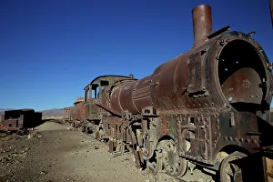 Uyuni Train Graveyard Print, Bolivia