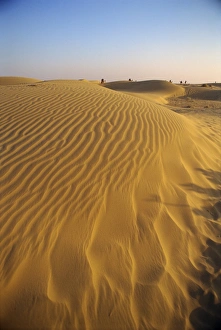 Sunset In The Desert Prints: The Sam Sand Dunes at dusk