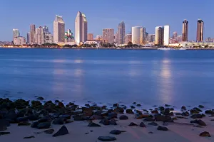 San Diego skyline viewed from Coronado Island, San Diego, California San Diego skyline viewed from Coronado Island, San Diego, California