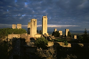 San Gimignano Print, Tuscany Landscape