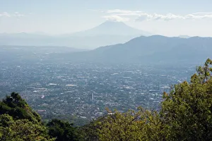 San Salvador city and Volcan de San Vincent (Chichontepec), 2182m, San Salvador San Salvador city and Volcan de San Vincent (Chichontepec), 2182m, San Salvador
